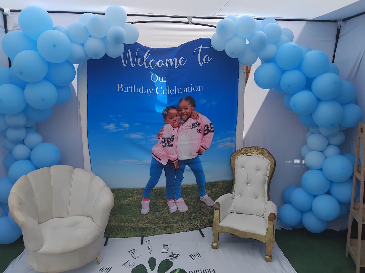 Birthday celebration setup