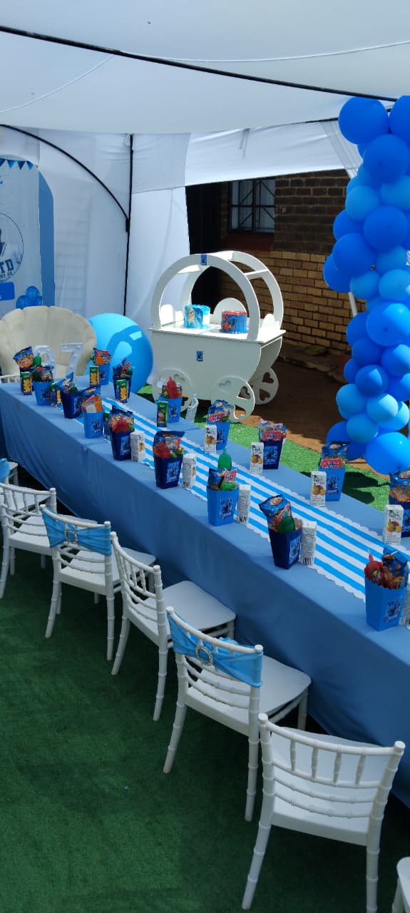 Party venue setup Vaal