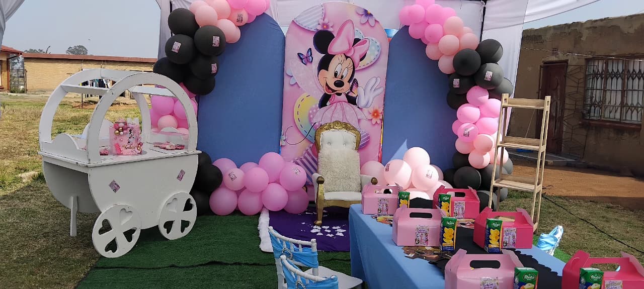 Kids party setup Orange Farm